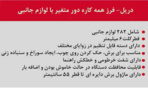 دریل , فرزهمه کاره دور متغییر محک MRT-550