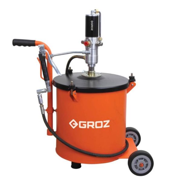 گریس پمپ بادی قابل حمل سطلی 30 کیلویی مدل BGRP/50 گروز GROZ